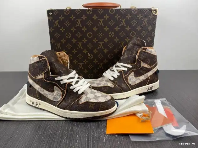 Cheap Kickmax LV Air x Jordan OFF-WHITE 1 0622